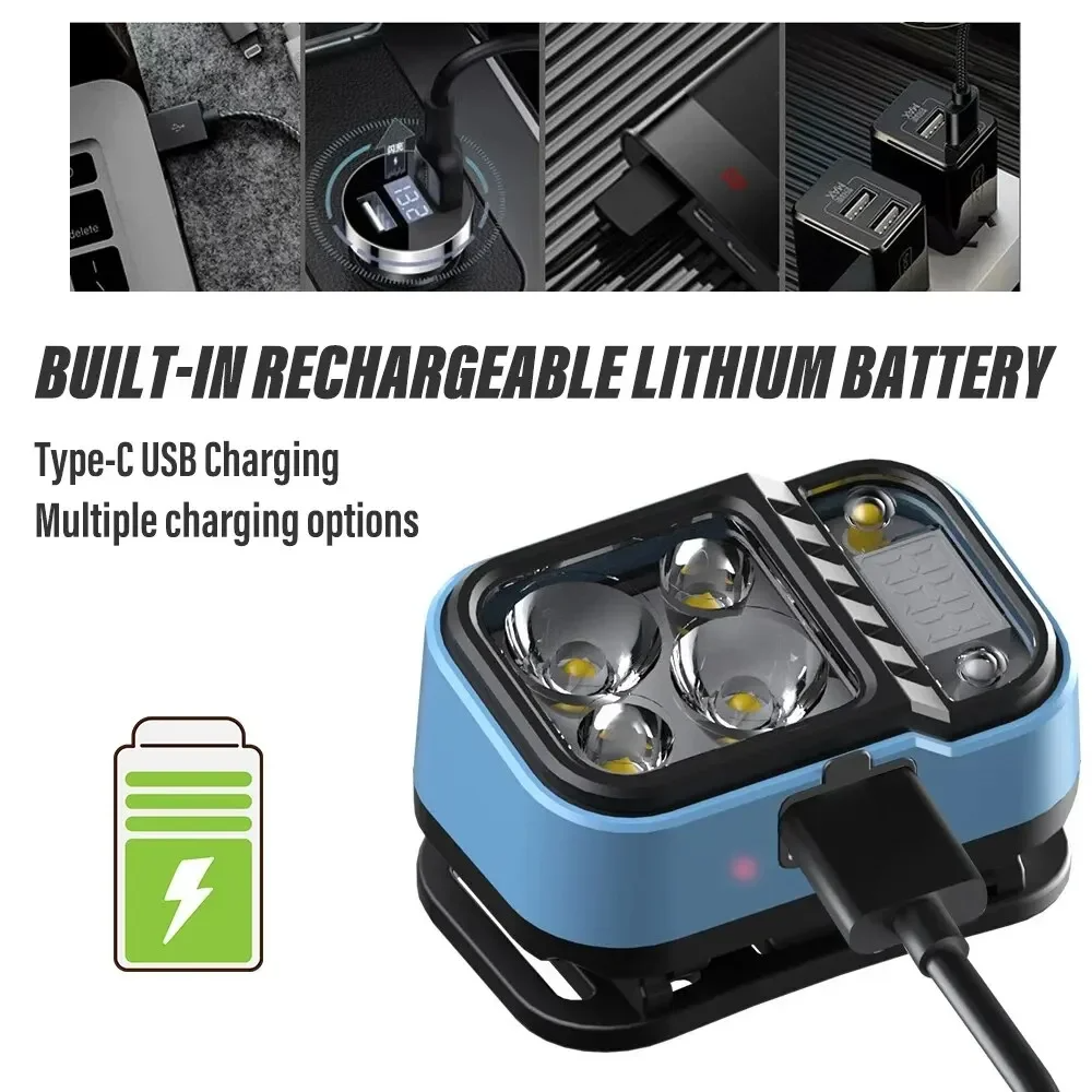 High Power Rechargeable LED He - Headlamp Waterproof Rechargeable ulasan dan harga