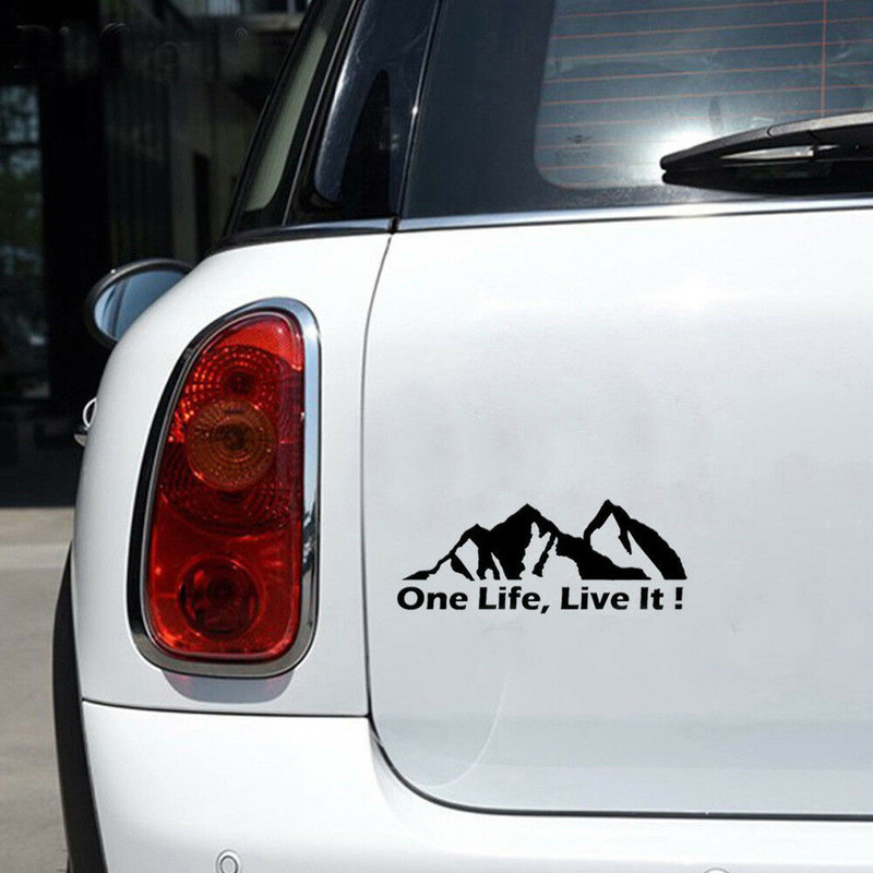 One Life Live It Vinyl Car Sti - Outdoor Adventure Vehicles ulasan dan harga
