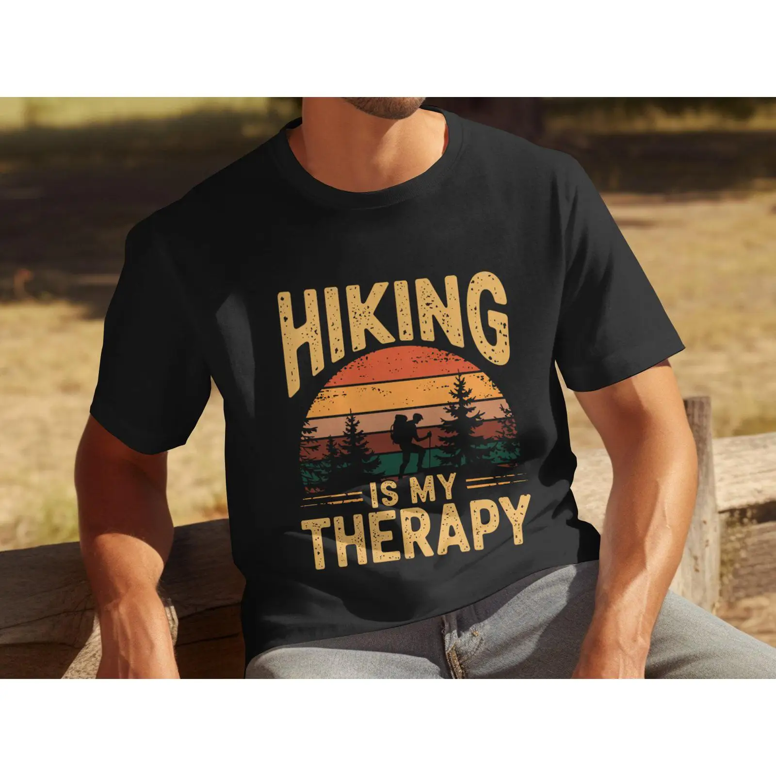 Men's Hiking Is My Therapy Vin - Outdoor Adventure Therapy ulasan dan harga